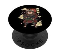 Pig Samurai Japanese Warrior PopSockets Adhesive PopGrip
