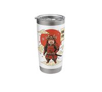 Pig Samurai Japanese Warrior Stainless Steel Insulated Tumbler
