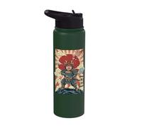 Pig Samurai Japanese Warrior Stainless Steel Insulated Water Bottle