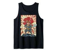 Pig Samurai Japanese Warrior Tank Top