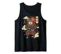 Pig Samurai Japanese Warrior Tank Top
