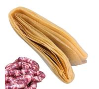 Pig Sausage Casings - 8m/26ft 2-Layered Drying Edible Sausage Casing | Single Package Sausage Casing for Making Delicious Sausage Ham Hot Dog Casings Edible Sausage Skins Edible Drying Sausag