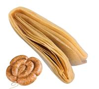 Pig Sausage Casings - 8m 26ft Two Layer Edible Casing, Sausage Skins, Food Grade Meat Wrapper | Flavorful Homemade Sausages Making Supplies Kitchen Cooking Butcher DIY Equipment Tool
