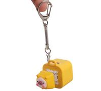 Pig Shape Rechargeable Mechanical Keyboard Switch Tester Keychain Speaker Rechargeable Switch Tester for Computer Keyboard