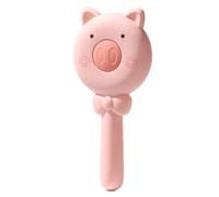 Pig Shape Retractable Hair Brush,Self Cleaning Hair Brushes,Cartoon Pig Air Cushion Comb,Cute Massage Hair Brush,Scalp Massage Comb(Pink)