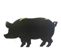 Pig shaped chalk blackboard memo board 28 cm W, 10 cm H