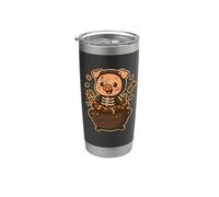 Pig Skeleton in Candy Cauldron Stainless Steel Insulated Tumbler