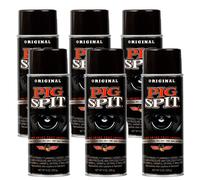 Pig Spit Original for Use on Motors Transmissions Vinyl and Black Plastic Trim Components and Tires 9 oz 6-Pack (PSO-6PK)