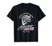 Pig Trail Arkansas HWY 23 Scenic Drive American Roads Helmet T-Shirt