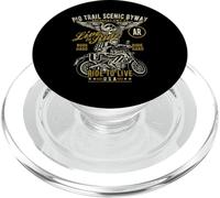 Pig Trail Scenic Byway Hwy 23 AR USA Motorcycle Design PopSockets PopGrip for MagSafe