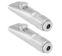 Pig Water Nipple Stainless Steel Pig Drinker Nipples Even Water Volume Automatic Drinking Fountain for Sows Piglets Cattle Horses 2pcs G1/2 External Thread (Ldafavaky7UVZD-11)