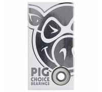 Pig Wheels Choice Skateboard Bearings White
