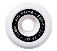 Pig Wheels Prime Skateboard Wheels White 55mm