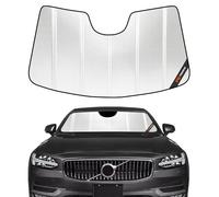 Pigenius Windshield Sun Shade for Volvo S90 2017-2023, V90 2018-2021, V90 Cross Country 2017-2022, Reflective Aluminum Film Front Window Sunshade-B