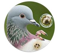 Pigeon 1000 Piece Animal Jigsaw Puzzle For Adults And Kids Hard Challenging Family Game Stress Reliever Colorful 1000pcs (67.5x67.5cm)