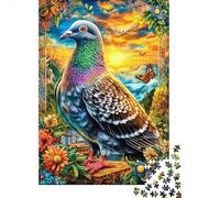 Pigeon 1000 Piece Jigsaw Puzzle with Whimsical Design - A Charming Challenge for Adults And Kids Age 14 Years Up38x26cm/1000pcs