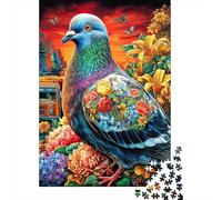 Pigeon 1000 Piece Jigsaw Puzzle with Whimsical Design - A Charming Challenge for Adults And Kids Age 14 Years Up38x26cm/1000pcs