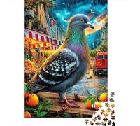 Pigeon 1000 Piece Jigsaw Puzzle with Whimsical Design - A Charming Challenge for Adults And Kids Age 14 Years Up38x26cm/1000pcs
