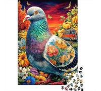 Pigeon 1000 Piece Jigsaw Puzzle with Whimsical Design - A Charming Challenge for Adults And Kids Age 14 Years Up52x38cm/1000pcs