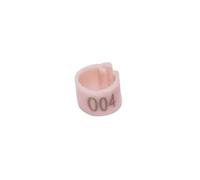 Pigeon Anklet Inner Diameter 6mm Bird Racing Mark Number Parrot Clip Ring Training Supplies Number 001 to 100,Pink,100Pcs