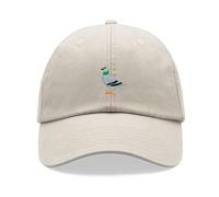 Pigeon Baseball Cap Vintage Washed Unisex Dad Hat Adjustable Stone