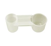 Pigeon Chicken Feed - Transparent Scientific Double Poe for Pigeons and Chickadees, Easy Maintenance Solution Chicken Cage Cup Supplies Versatile Bird Drinker Feeder - Sparvo