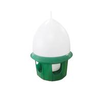 Pigeon Drinker Bird Water Drinker,Bucket,Container,Pet Water Pot,Drinker Dispenser for Peacock Pigeons Cockatiels Chicken, 4L green