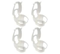 Pigeon Fixed Holder 4pcs Plastic White Gentle Fixation for Bird Injections