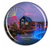 Pigeon Forge Ole Smoky Tennessee Moonshine Tennessee USA Fridge Magnet Travel Gift Souvenir Collection 3D Crystal Glass