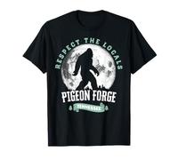 Pigeon Forge Tennessee Respect the Locals Bigfoot Sasquatch T-Shirt