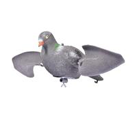 Pigeon Hunting Decoy - Attractive Appearanc WindDriven Pigeon Decoy | Garden Decorative Animal Realistic Pige0n | Outdoor Visual Attractant Decoration for Stubble, Silage, Garden, Wheat Corn Field Use