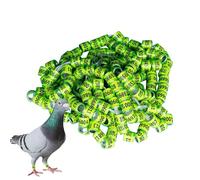 Pigeon Identification Rings - Durable Training Bird Bands, Homing Foot Tags, Colour-Coded Bird Leg Rings for Pigeon Tracking, Racing, Breeding Identification and Backyard Visy Management Management