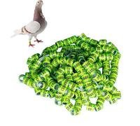 Pigeon Identification Rings | Set of 50 Pigeon Identification Rings Chicken Leg Rings | Dove Paw Rings | Poultry Number Bands | Secure Nesting Accessories for Easy Identification | Identity Bands for