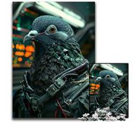 Pigeon in A Space Suit Puzzle 1000 Pieces Jigsaw Paper Jigsaw Interactive Family Game Ideal Family Activity Game 1000 PCS(38x26cm)