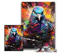 Pigeon Jigsaw Puzzles for Adults, 1000 Piece Impossible Jigsaw Puzzles for Adults Perfect, DIY Artwork Size 26x38cm
