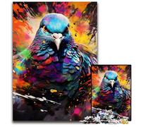 Pigeon Jigsaw Puzzles for Adults 1000 Piece Wooden Jigsaw Puzzles Challenging Brain Teaser for Teenagers, Family Game Night Fun 50x75CM/19.68x29.52inch