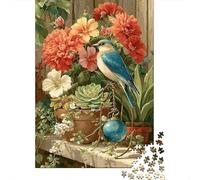 Pigeon Jigsaw Puzzles for Adults Kids Animal Puzzles 1000 Pieces Brain Challenge for Adults Gifts 1000pcs (75x50cm)