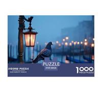 Pigeon Jigsaw Puzzles Puzzle for Adults Kids. 1000 Piece Peace Impossible Challenge Toy Educational Game Home Decoration for Adults& Kids Age 14 Years Up 38x26cm/1000pcs