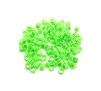 Pigeon Leg Poultry Dove Bird Parrot Clip Rings Band Foot Ring Pigeon Supplies Inner Diameter 6mm Number 001 to 100,Light Green,100Pcs