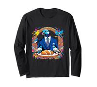 Pigeon Mafia Hilarious Art Blended with Funny Creativity Long Sleeve T-Shirt