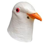Pigeon Mask Halloween Full Head Latex Bird Mask with Air Holes Animal Halloween Costumes for Costume Party Cosplay