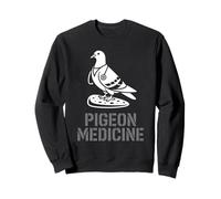 PIGEON MEDICINE Bird Wearing Stethoscope Vet Funny Sweatshirt
