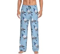 Pigeon Mens Pj Pajama Pants Bottoms Lounge Sleepwear Pjs With Pockets And Drawstring