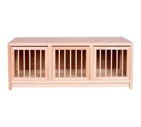 Pigeon Nest Box 23.6/35 Inch Stackable Bird Aviary, Escape-Proof Solid Wood Bird Cage With 2/3 Doors, Indoor/Outdoor Pairing Cage(35inches*1)