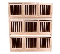 Pigeon Nest Box and Cage Combo - Solid Wood Outdoor Bird Cage for Nesting - Premium Pigeon Supplies with Matching Cage