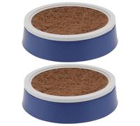 Pigeon Nest Supply 2 Pack Plastic Bird Nest Bowl with Coconut Palm Liner Dry Breathable Lightweight for Pigeon Raising and Home Use