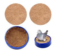 Pigeon Nesting Bowls, Complete with 3 Mats and for Breeding and Hatching, Breathable Incubation and Reproduction in Cage, for Canary Parakeet Hen Quail and Al