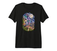 Pigeon Paris Eiffel Tower Moon City Bird Urban Wildlife Premium T-Shirt