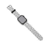 Pigeon Pattern Silicone Watch Strap 38mm 40mm 42mm 44mm Quick Release Compatible with IWatch Series 10 9 Ultra 8 7 6 5 4 3 2 1 SE