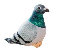Pigeon Plush Toy 20cm/7.87in Soft Realistic Stuffed Bird Doll Ornaments for Kids Cuddly Simulation Plushie for WildAnimals Peace Bird Animal Cute Pigeon Gift for Friends Home Decor Pillow